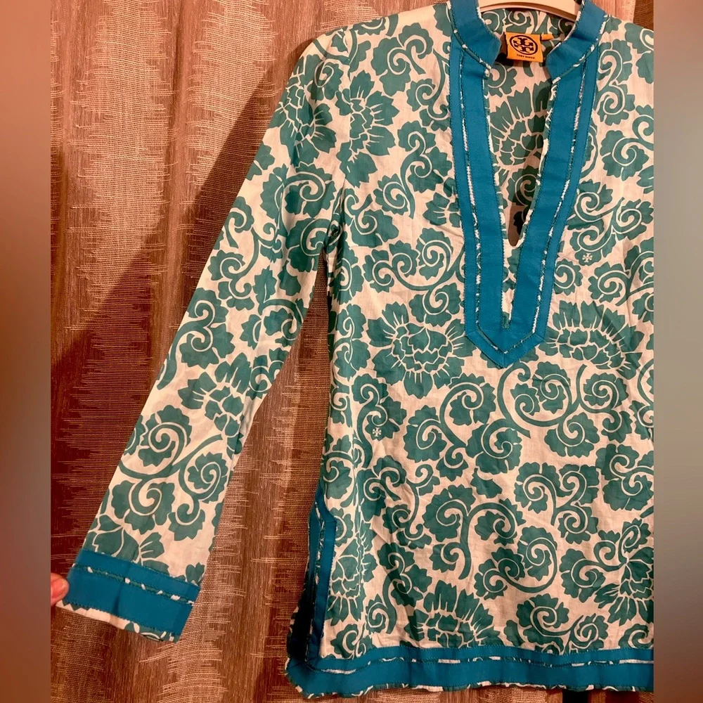 Tory Burch ‘Tory’ Resort Wear Tunic Coverup Top